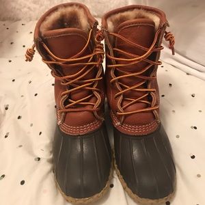 Women’s Bean Boots. Fur lined. L.L. bean boot